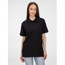 Рубашка поло унисекс Tervise, черная