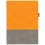 Ежедневник Horizon, недатированный, серый с оранжевым