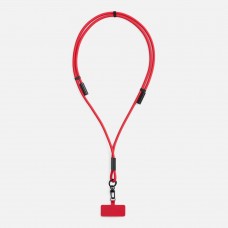 Кабель-ланьярд energyFlex Power Delivery 60 Вт, красный