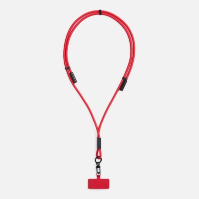 Кабель-ланьярд energyFlex Power Delivery 60 Вт, красный