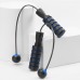 Беспроводная скакалка Silentino, черная с синим