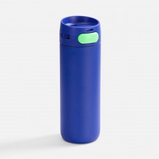 Термостакан X1 с цветной кнопкой, синий с зеленым