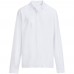 Рубашка поло унисекс с длинным рукавом Pacific LSL, белая