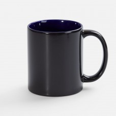 Кружка-хамелеон On Display, глянцевая, черная с синим