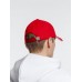 Бейсболка Spiker, красная с белым
