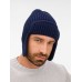 Шапка-ушанка Catch Match, темно-синяя