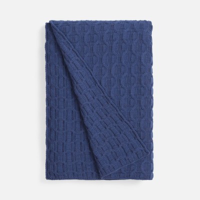 Плед Braidera, синий (черника)