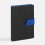 Ежедневник Boom, недатированный, черный с ярко-синий