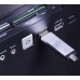Флешка Uniscend Doubles, с Micro USB, серебристая 16 Гб