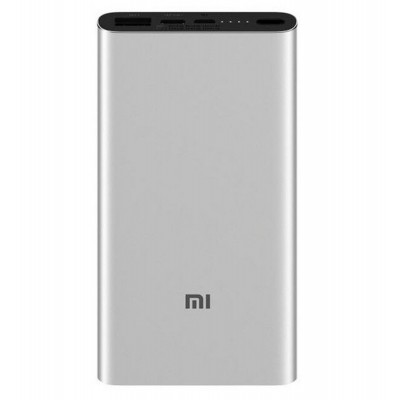 Внешний аккумулятор Xiaomi Mi Power Bank 3, 10000 мАч, серебристый