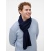 Шарф Nobilis Mono, темно-синий