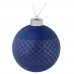 Елочный шар Queen, 10 см, синий