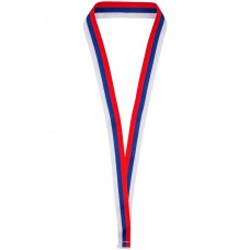 Лента для медали с пряжкой Ribbon, триколор