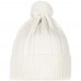 Шапка Knit Beat, белая (молочная)