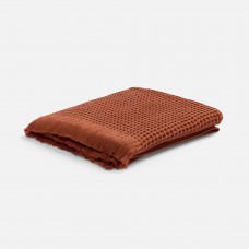 Плед вафельный Elenglect, оранжевый