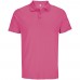 Рубашка поло унисекс Pitcher, розовая (ribbon pink) Рубашка поло унисекс Pitcher, розовая (ribbon pink)