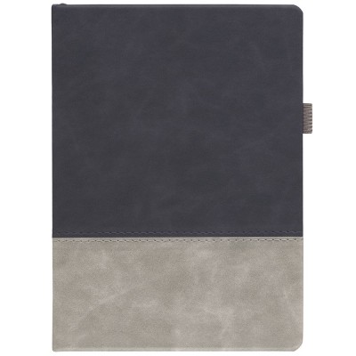 Ежедневник Horizon, недатированный, серый с черным