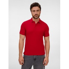 Рубашка поло унисекс Tervise, красная