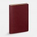 Ежедневник Nebraska Flex, недатированный, бордовый с золотистым