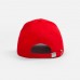 Бейсболка Classic 2.0, красная с белым кантом