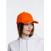 Бейсболка Spiker, оранжевая с белым