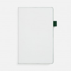 Ежедневник White Shall, недатированный, бело-зеленый