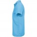Рубашка поло унисекс Pitcher, ярко-бирюзовая