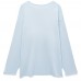 Лонгслив унисекс Siluetti Fuori, светло-голубой