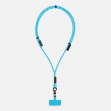 Кабель-ланьярд energyFlex Power Delivery 60 Вт, голубой