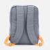 Рюкзак B2, серый с оранжевыми стропами