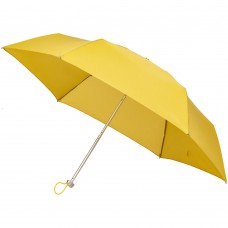 Складной зонт Alu Drop S, 3 сложения, механический, желтый (горчичный)
