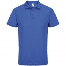Рубашка поло унисекс Pitcher, ярко-синяя (royal)