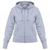 Толстовка женская Hooded Full Zip серый меланж