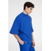 Футболка оверсайз унисекс T9, синяя