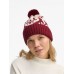 Шапка Wintertude, красная с белым