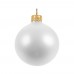 Елочный шар Gala Matt в коробке, 6 см, белый