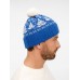 Шапка Holidale, синяя с молочным