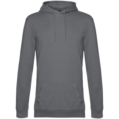 Толстовка с капюшоном унисекс Hoodie, серая (стальная)