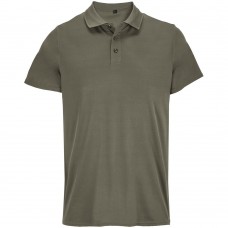 Рубашка поло унисекс Pitcher, темный хаки