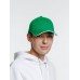 Бейсболка Spiker, зеленая с белым