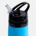 Складная бутылка для воды Langfossen, голубая