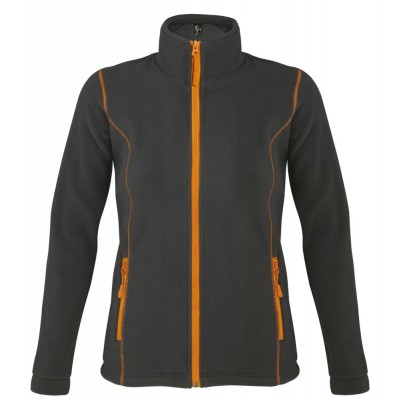 Куртка женская NOVA WOMEN 200, темно-серая с оранжевым
