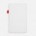 Ежедневник White Shall, недатированный, бело-красный